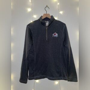 Colorado Avalanche 1/4 Zip Sweater | Small | NHL Fan Gear